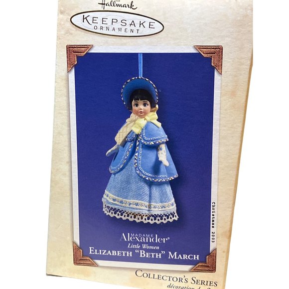 Hallmark Keepsake Ornament 2003 Madame Alexander Little Women Beth #3 - Picture 1 of 16